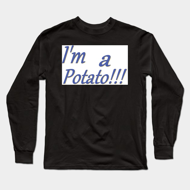 Potato Long Sleeve T-Shirt by Wakingdream